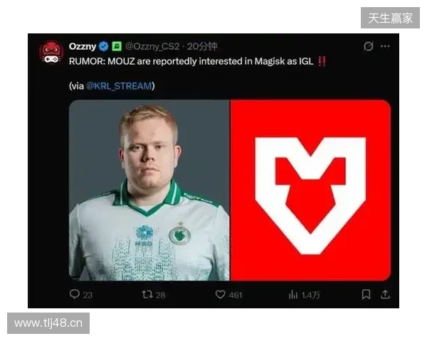 爆料:MOUZ有意引入Magisk出任指挥,Brollan或将下放 爆料:MOUZ有意引入Magisk出任指挥,Brollan或将下放